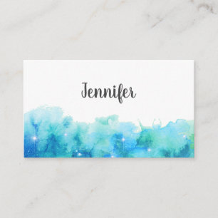 Einfache Aquarelltextur für Ihr Unternehmen Visitenkarte