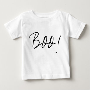 einfache Aussage Boo! Halloween Baby T-shirt