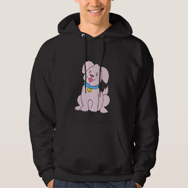 Einfache Basic Welpen Hoodie (Vorderseite)
