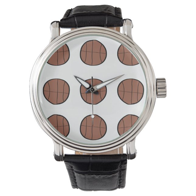 einfache Basketball-Baseball-Bronze Armbanduhr (Vorderseite)