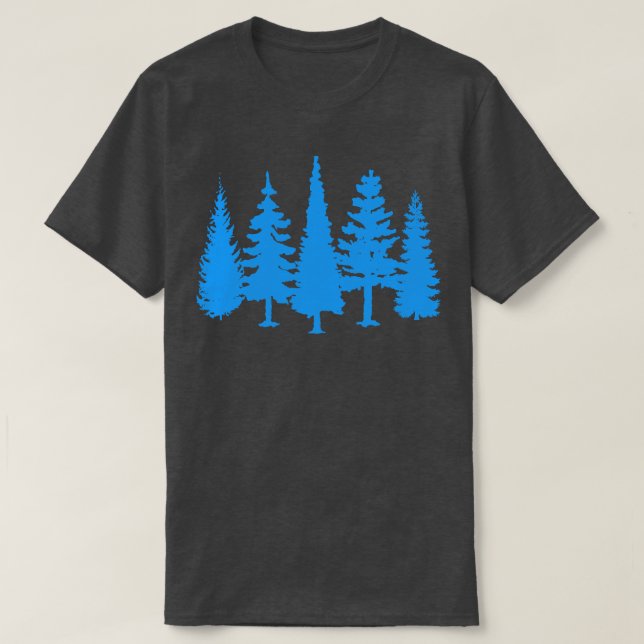 Einfache Bäume T-Shirt (Design vorne)
