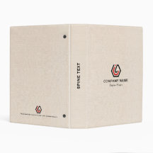 Einfache Beige Linen & Ständer mit Logo