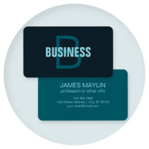 Einfache, benutzerdefinierbare Mit Monogramm Bezei