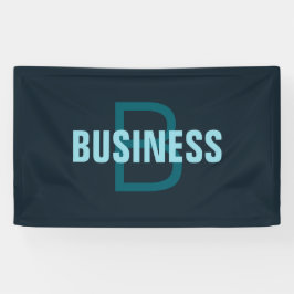 Einfache, benutzerdefinierbare Mit Monogramm Bezei Banner