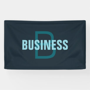 Einfache, benutzerdefinierbare Mit Monogramm Bezei Banner