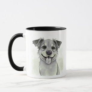 Einfache benutzerdefinierte Fototasse für Haustier Tasse
