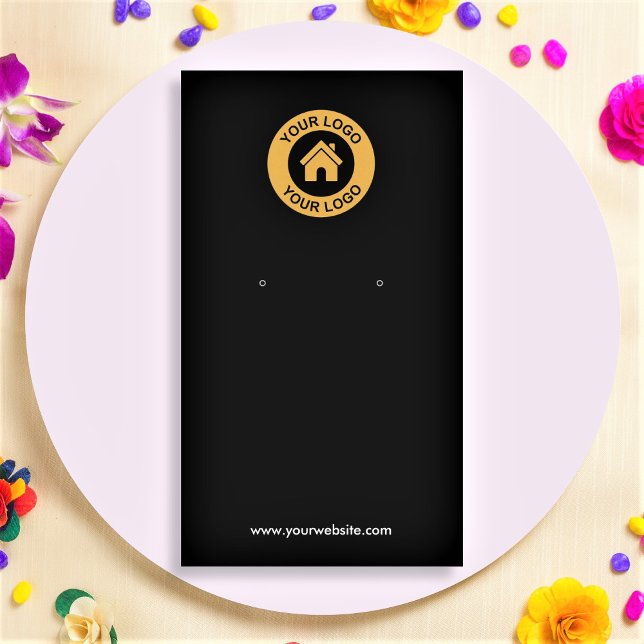 Einfache, benutzerdefinierte Logo-Schmuckkarte Visitenkarte (Von Creator hochgeladen)