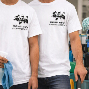 Einfache, benutzerspezifische Logoreinigung Monogr T-Shirt