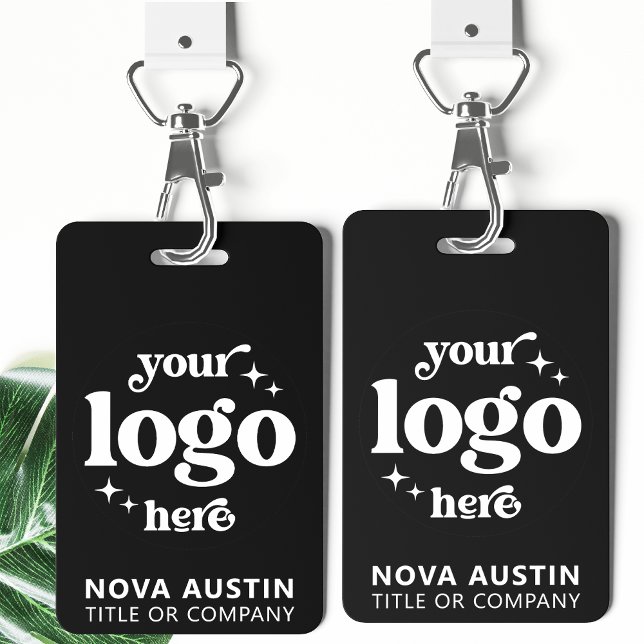 Einfache Berufliche Firmenlogo Mitarbeiter-ID Ausweis (Von Creator hochgeladen)