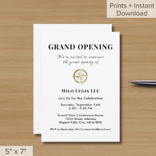 Einfache Berufliche Grand Opening-Einladung Einladung