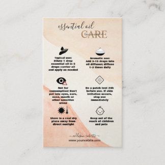 Einfache, Berufliche, lebenswichtige Ölversorgung Visitenkarte