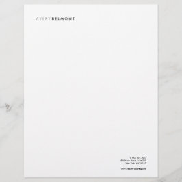 Einfache Berufliche Letterhead Briefbogen