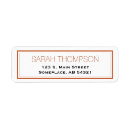 Einfache Berufliche rote Streifen-Grenzmarken