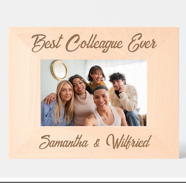 Einfache Best Colleague jemals den Namen Custom Wo Geätzte Rahmen (Von Creator hochgeladen)