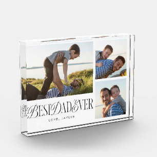 Einfache Best Vater-Collage Fotoblock