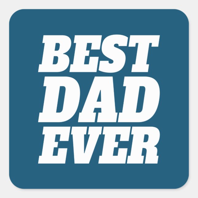 Einfache Beste Vater je Vater | Aufkleber (Vorderseite)