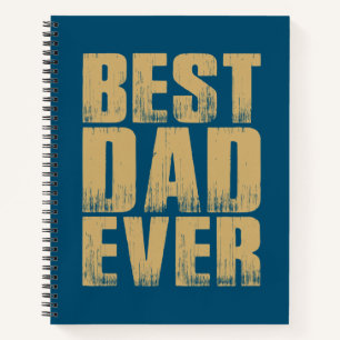 Einfache Beste Vater je Vater   Notebook Notizbuch