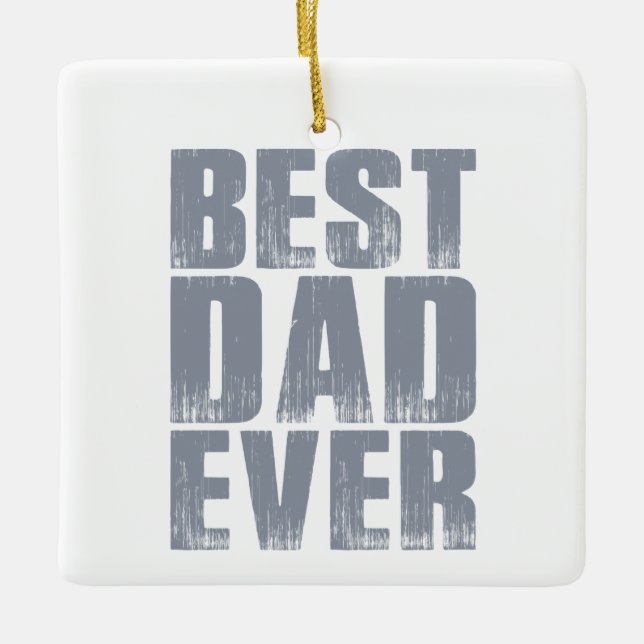 Einfache Beste Vater je Vater | Ornament (Vorderseite)