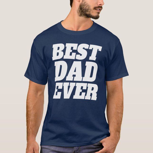 Einfache Beste Vater je Vater | SHIRT (Vorderseite)