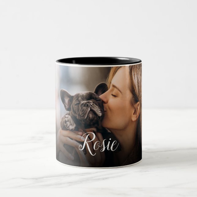 Einfache Bezeichnung des Fotos Zweifarbige Tasse (Mittel)