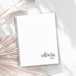 Einfache Bezeichnung für berufliche Schwarz-Weiß-M Planer