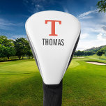 Einfache Bezeichnung und Monogramm Initial Persona Golf Headcover<br><div class="desc">Erstellen Sie ein besonderes Geschenk für Papa oder Opa personalisiert mit einem klassischen minimalistischen Monogramm Initial und Name in allen Schriftart oder Farben, die Sie möchten. Verwenden Sie die Designtools, um den Text zu bearbeiten oder Ihre eigenen Fotos hochzuladen, um ein ganz besonderes Geschenk für Ihren Lieblingsgolfer zu entwerfen. Mit...</div>