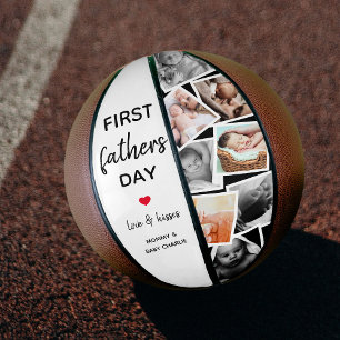 Einfache Bildersammlung des ersten Vaters Daddy Basketball