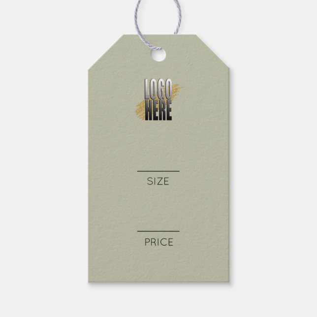 Einfache Bildgrösse-Logo-Umhängemarke Geschenkanhänger (Vorderseite)