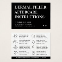 Einfache Black Dermal Filler Aftercare Advisor Car