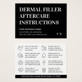 Einfache Black Dermal Filler Aftercare Advisor Car