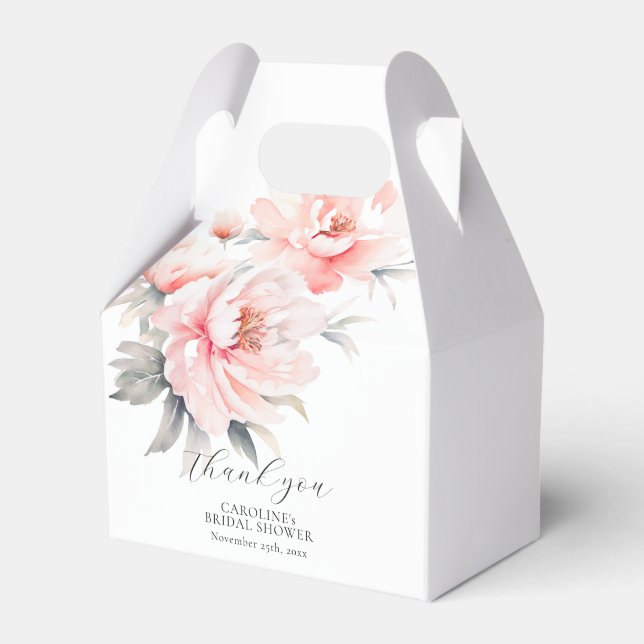 Einfache Bläschen Blush Pink BRAUTPARTY Geschenkschachtel (Vorderseite)