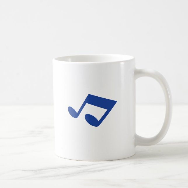 Einfache blaue Note Kaffeetasse (Rechts)