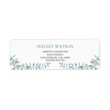 Einfache Blauer Wasserfarbenfolie