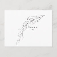 Einfache Bleistift Gezeichnet Foliage Stem Beerdig