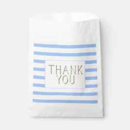 Einfache Blue Striping Baby Boy Vielen Dank Geschenktütchen