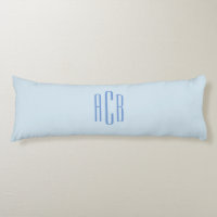Einfache Blue Three Letter Monogram