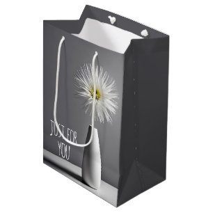 Einfache Blume in Vase Mittlere Geschenktüte