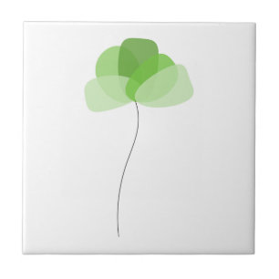 Einfache Blume Keramik Fliese