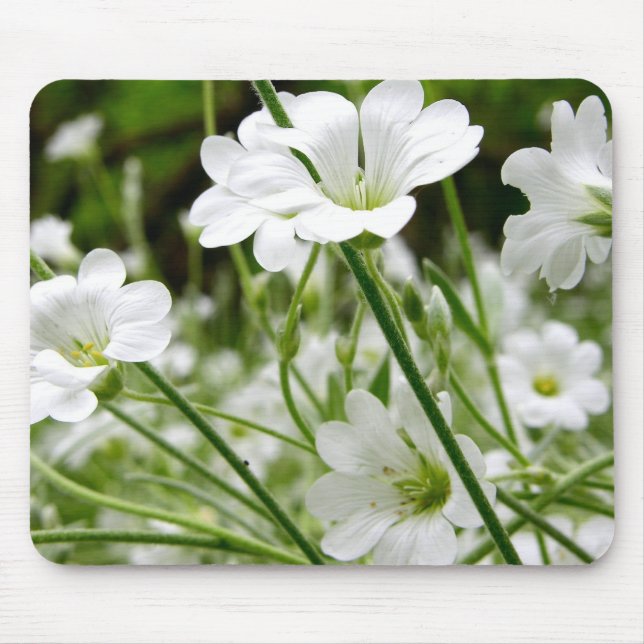 Einfache Blume Mousepad (Vorne)