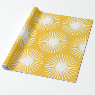 Einfache Blume nahtloses Musterdesign. Skandinavie Geschenkpapier