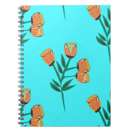 Einfache Blume Notizblock
