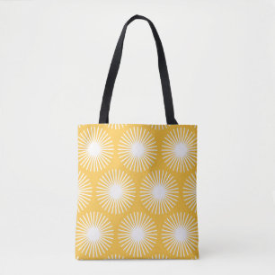 Einfache Blume: Skandinavisches nahtloses Design. Tasche
