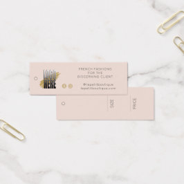 Einfache Blush-Logo-Bekleidungsmarke