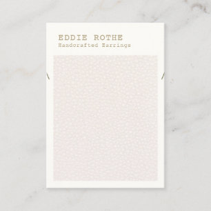 Einfache Blush-Pink-Lederverkleidung Visitenkarte