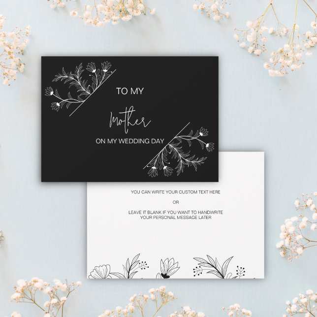 Einfache Blüte für meine Mutter auf meiner Hochzei Einladung (Von Creator hochgeladen)