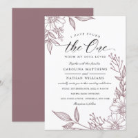 Einfache Blüte habe ich den gefunden | Mauve Weddi