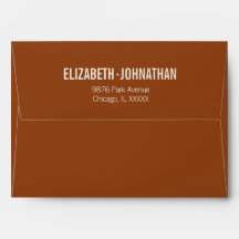 Einfache Boho Terracotta Typografie 12x18 Einladun