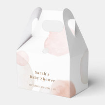 Einfache Boho Wasserfarbe Abstrakt Babydusche