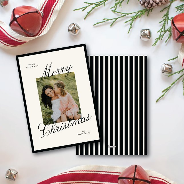 Einfache Border Elegant Script Frohe Weihnachten F (Von Creator hochgeladen)