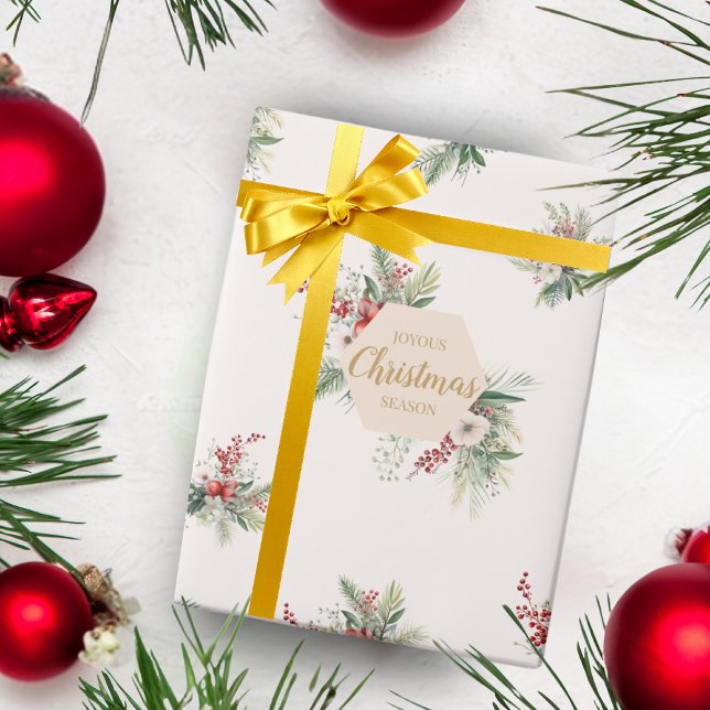 Einfache botanische Gruß im Wasserbereich Geschenkpapier (Von Creator hochgeladen)